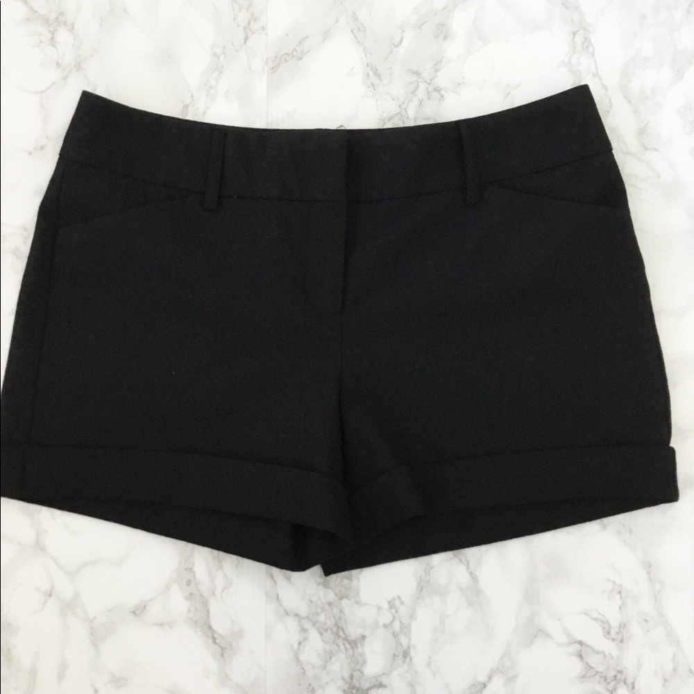 Express design studio black editor shorts size 10